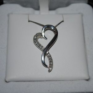 Heart Sterling Silver Necklace
